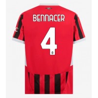 Camiseta AC Milan Ismael Bennacer #4 Primera Equipación Replica 2024-25 mangas cortas